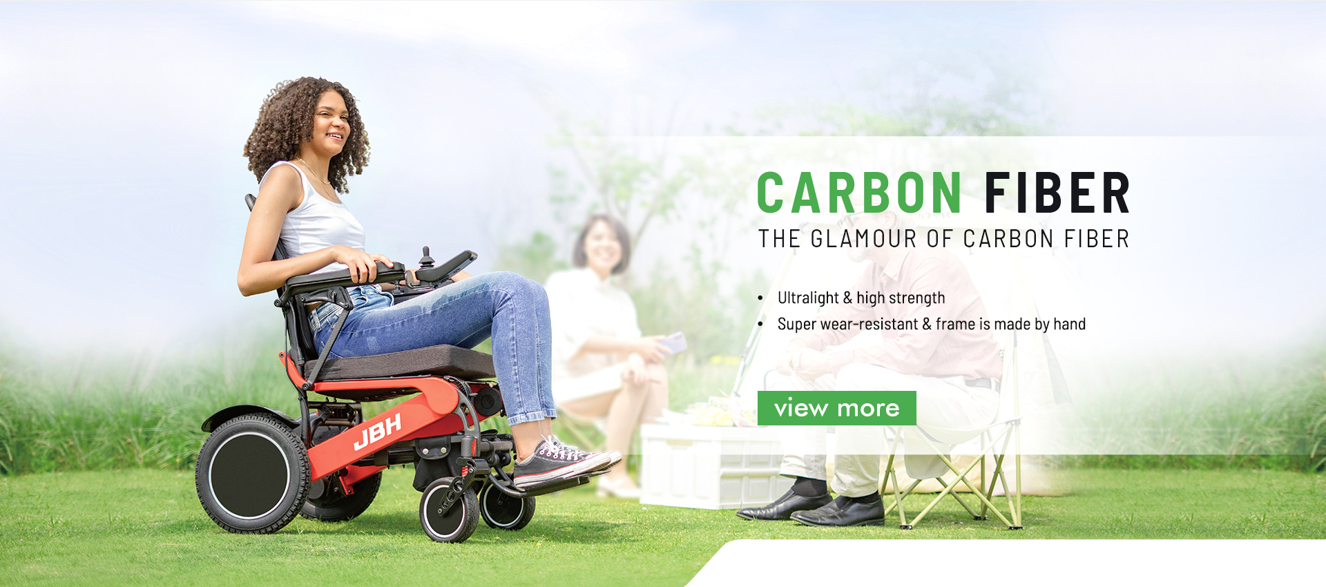 Carbon Fiber Electric Wheelchair DC03