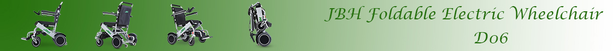 Zusammenklappbarer Elektrorollstuhl D06