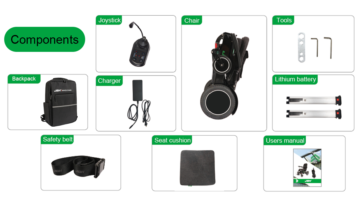 JBH Kohlefaser -Rollstuhl DC06