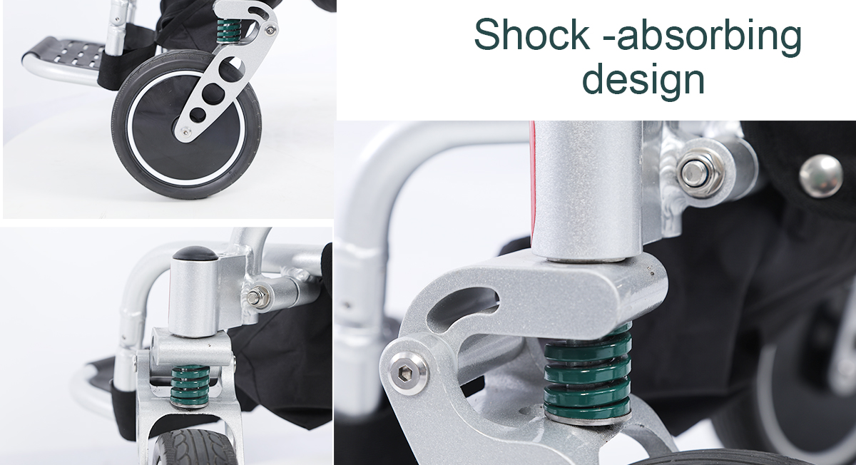 Sto&szlig;d&auml;mpfender Elektrorollstuhl D05