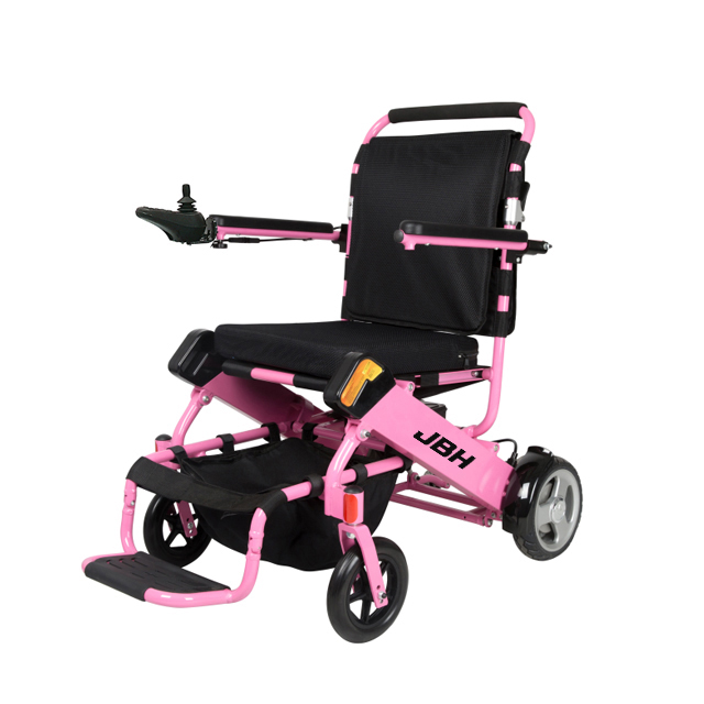 JBH Pink intelligent Power Aluminiumlegierung Rollstuhl D05