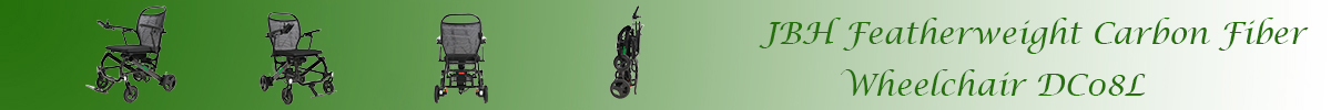 JBH Federleichter Carbonfaser-Rollstuhl DC08L
