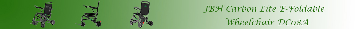 JBH Carbon Lite E-Faltbarer Rollstuhl DC08A