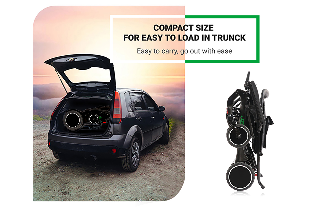 Leichter Elektrorollstuhl faltbar