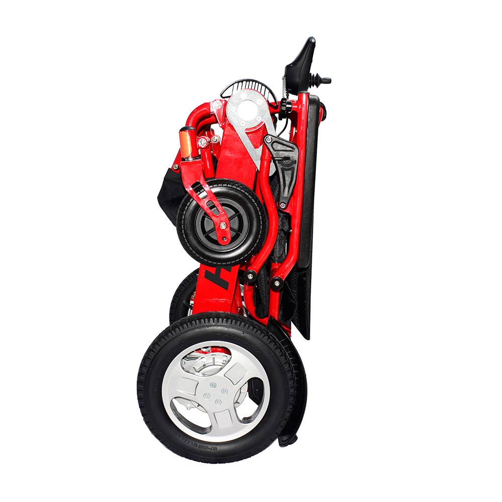 JBH rotes Aluminiumlegierung elektrischer Rollstuhl D09