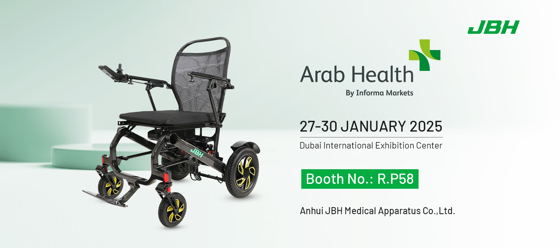 JBH lädt Sie herzlich zur Teilnahme an der „Arab Health Exhibition And Congress 2025“ ein!
