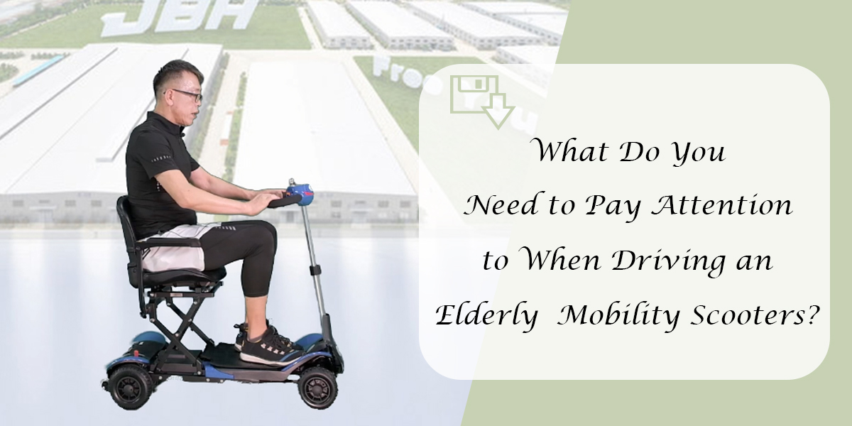 Was müssen Sie beim Fahren älterer Mobilitätsroller achten?