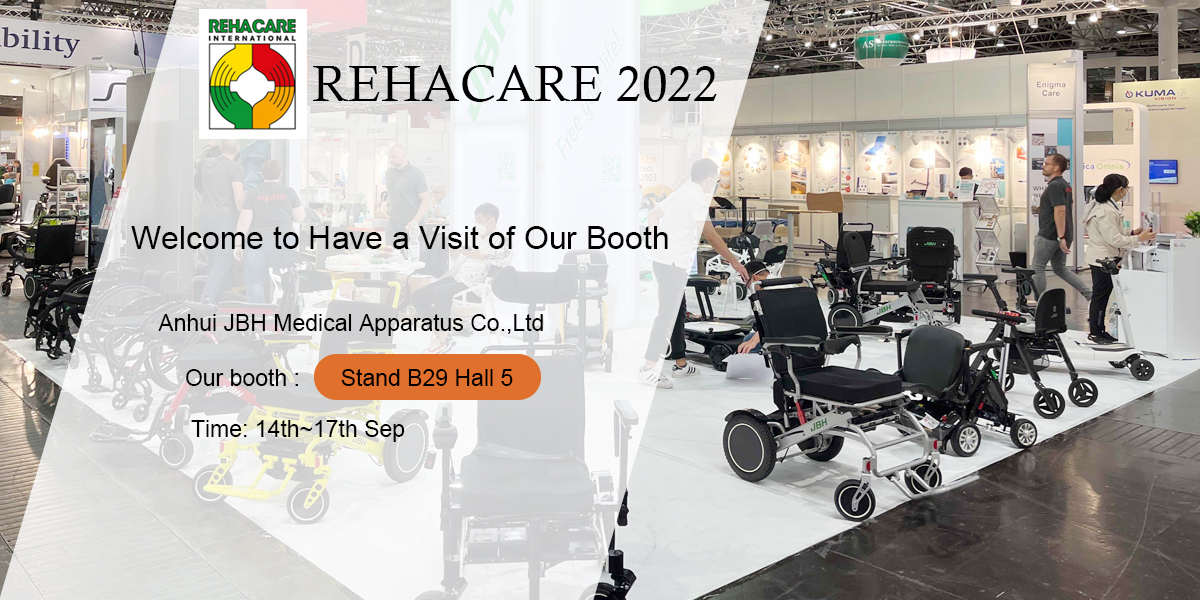 Rehacare 2022, willkommen bei einem Besuch unseres Standes