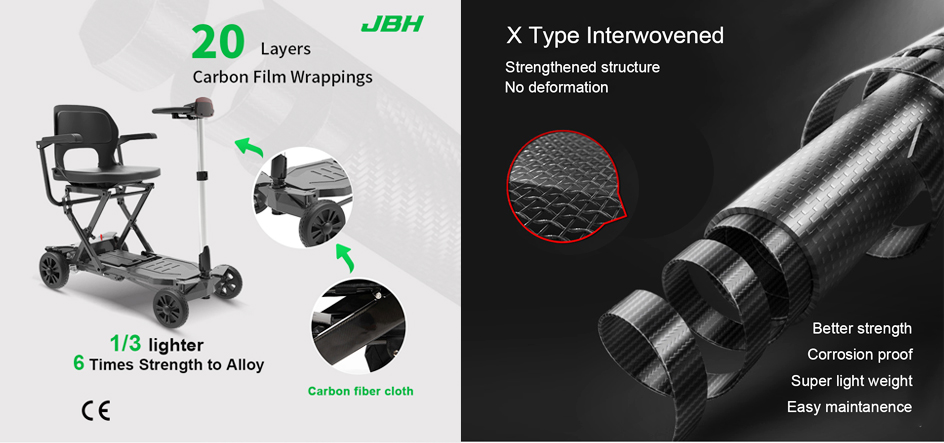 Kohlefaser -Mobilit&auml;tsroller