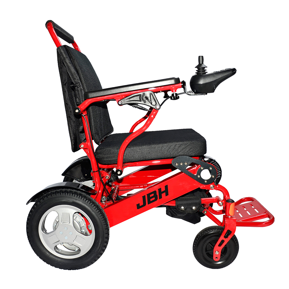JBH rotes Aluminiumlegierung elektrischer Rollstuhl D09