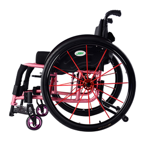 JBH Pink Leichtes Sport -Rollstuhl S002