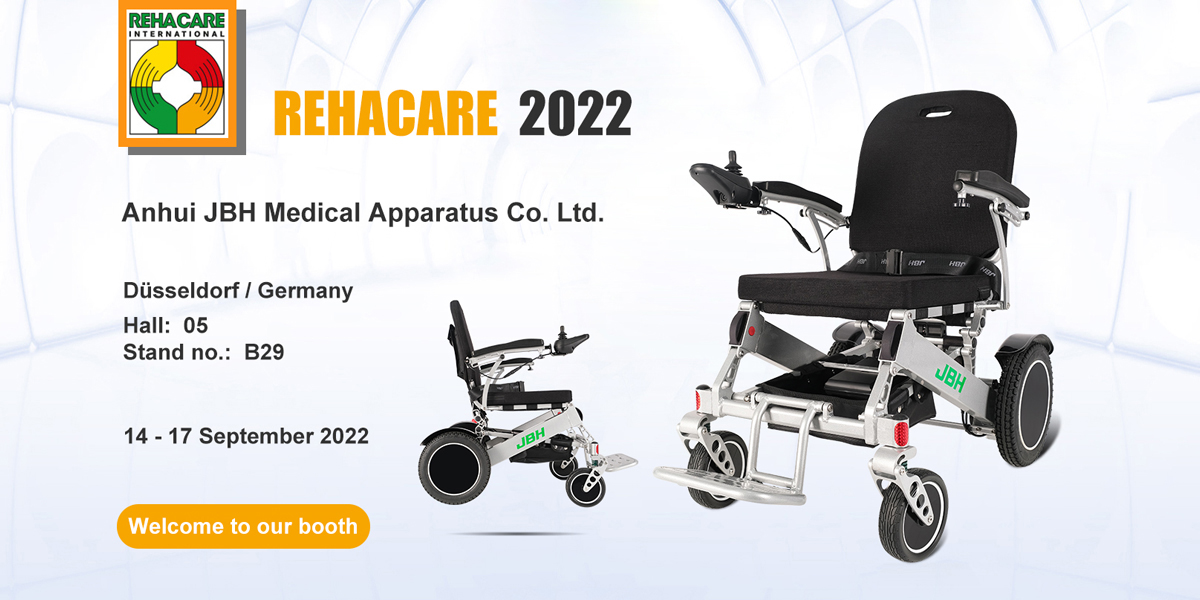 Rehacare 2022, wir warten in Deutschland auf Sie auf Sie