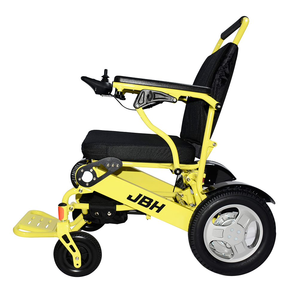 JBH gelbe tragbare ältere Elektro -Rollstuhl D09