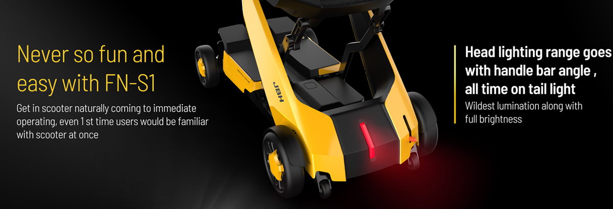 Mobilit&auml;tsroller mit Lichtern