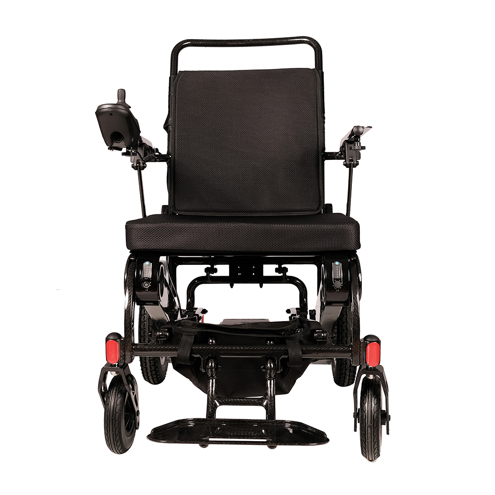 JBH Zusammenklappbarer elektrischer Kohlefaser-Rollstuhl DC03