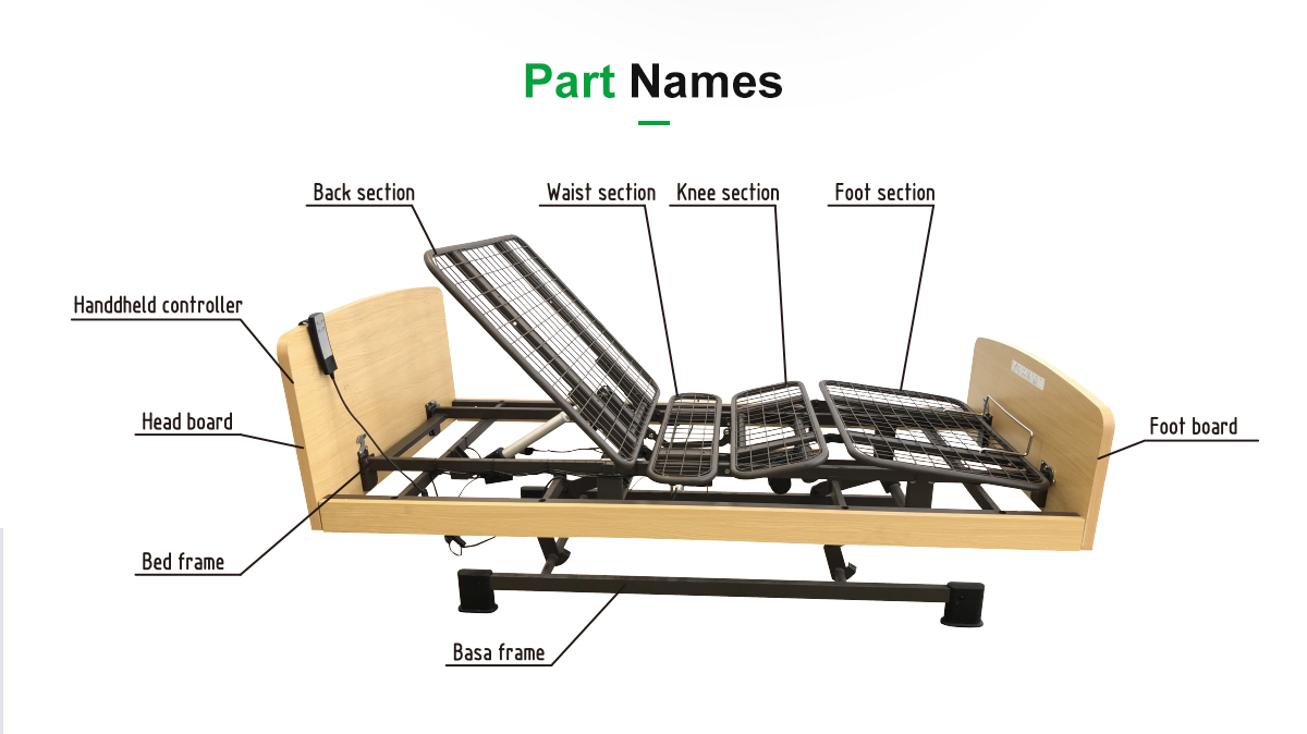 JBH Pflegebett AB200