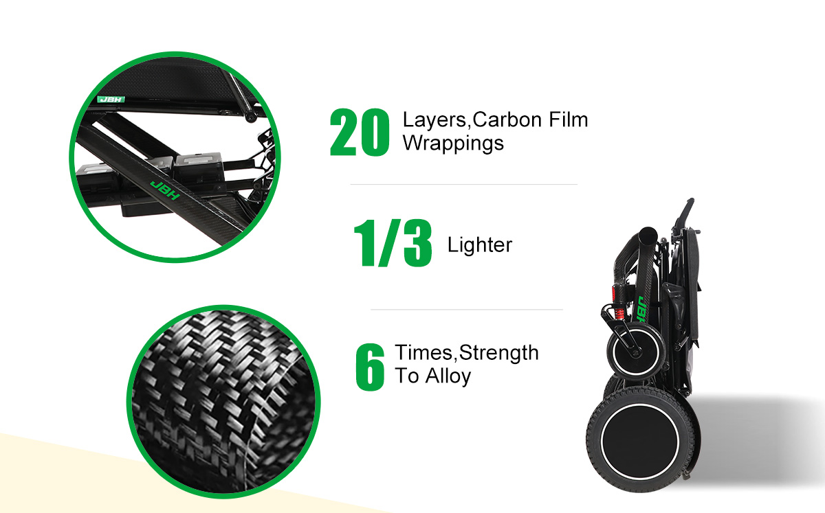 Kohlefaser-Rollstuhl DC07L