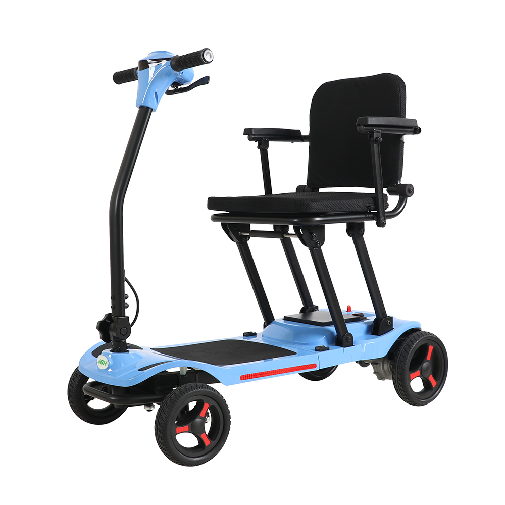 Wie reisen Menschen mit Elektrorollern im Flugzeug?